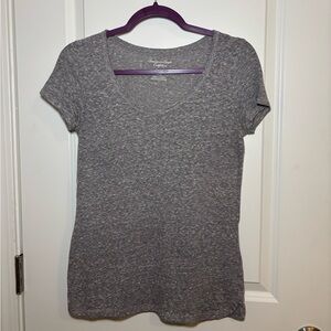 American Eagle Outfitters Heather Gray Short Sleeve Soft & Sexy Favorite Tee